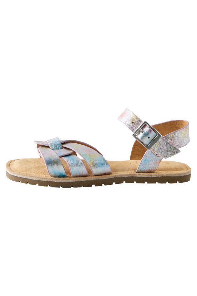 Next Ledersandalen im Webdesign Sandale (1-tlg) (Pastel Metallic)