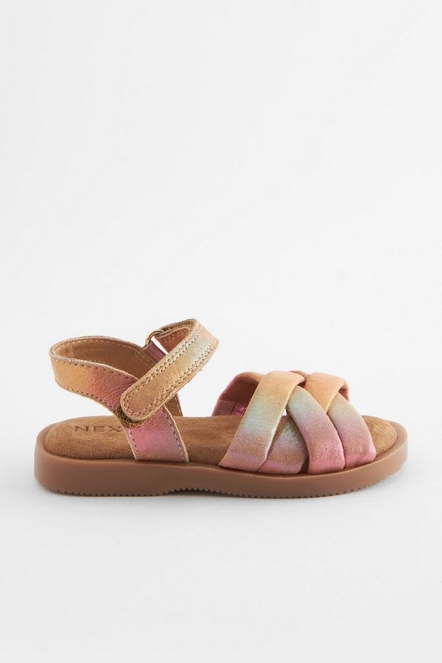 Next Ledersandalen im Webdesign Sandale (1-tlg) (rosa)