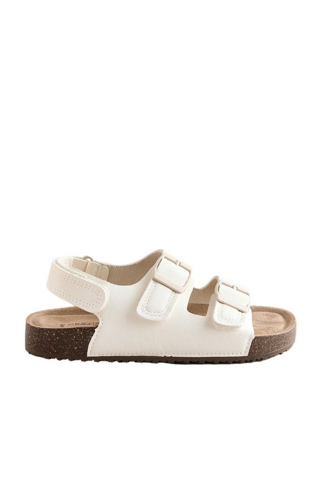 Next Ledersandalen mit zwei Schnallen, weite Passform Sandale (1-tlg)