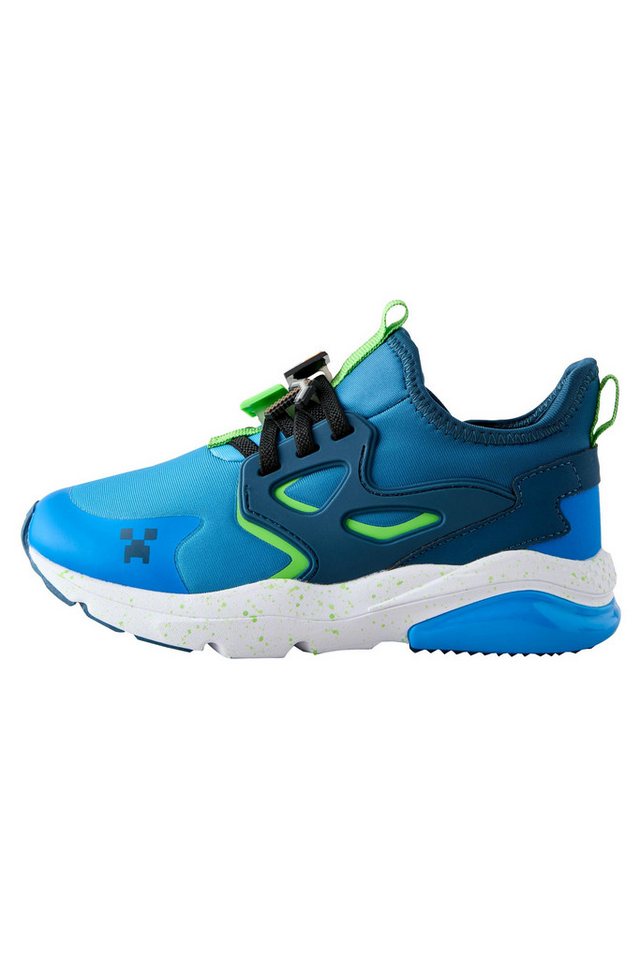 Next Minecraft Turnschuhe mit elastischen Schnürsenkeln Sneaker (1-tlg) (blau)