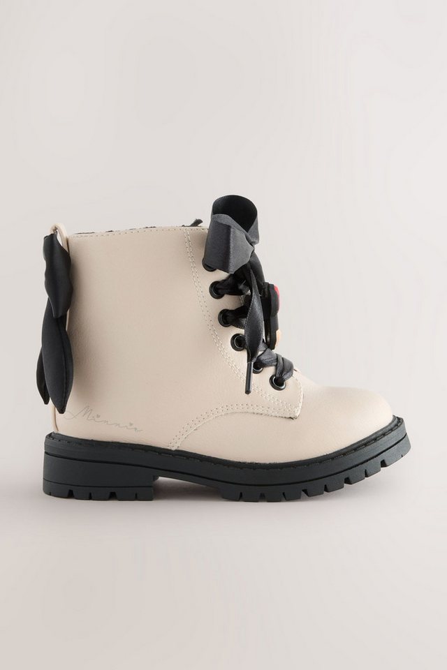 Next Minnie Mouse Geschnürte Stiefeletten mit Schleife Schnürstiefelette (1-tlg)