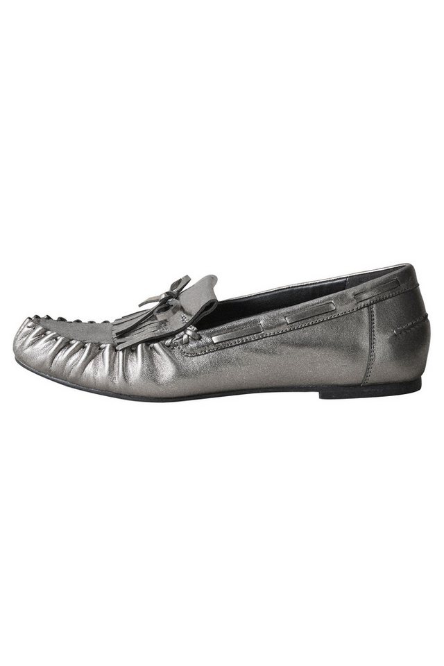 Next N. Premium Loafer aus Leder mit Raffung Loafer (1-tlg)