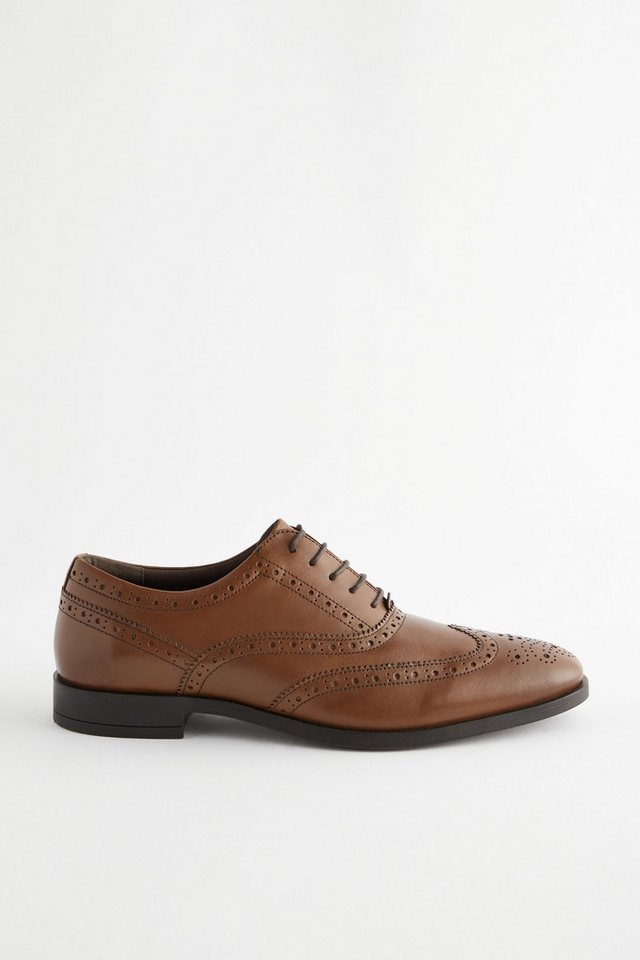 Next Oxford-Schuhe im Budapester-Stil aus Leder Budapester (1-tlg)