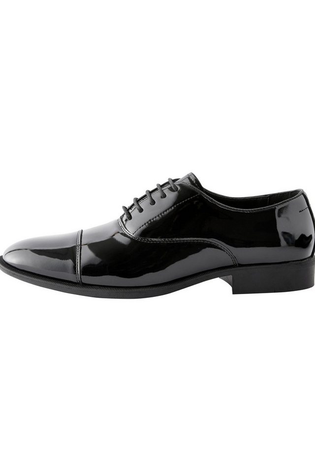 Next Oxfordschuhe aus Lackleder, weite Passform Schnürschuh (1-tlg)