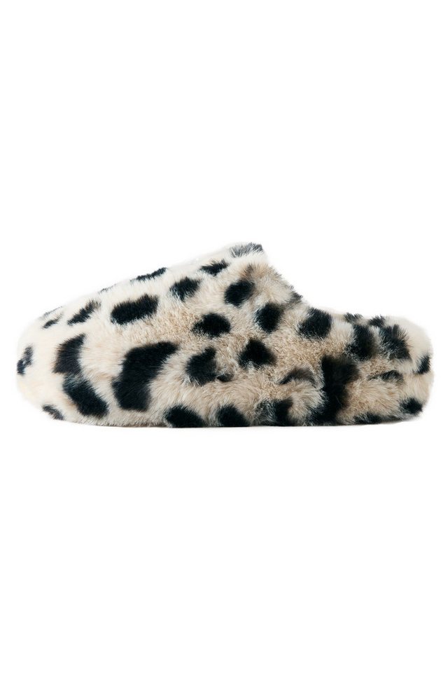 Next Pantolette aus Kunstfell Hausschuh (1-tlg) (Animal Print)