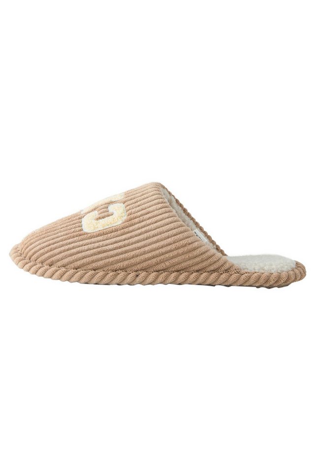 Next Pantoletten aus Cord mit Schriftzug Hausschuh (1-tlg)