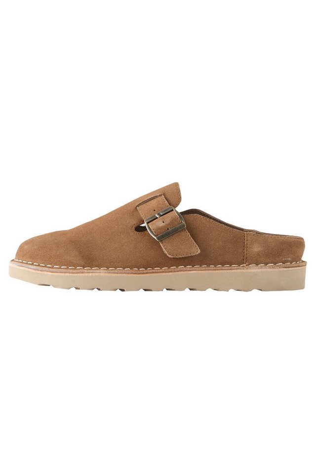 Next Pantoletten aus Veloursleder mit Ziernaht Mules (1-tlg)