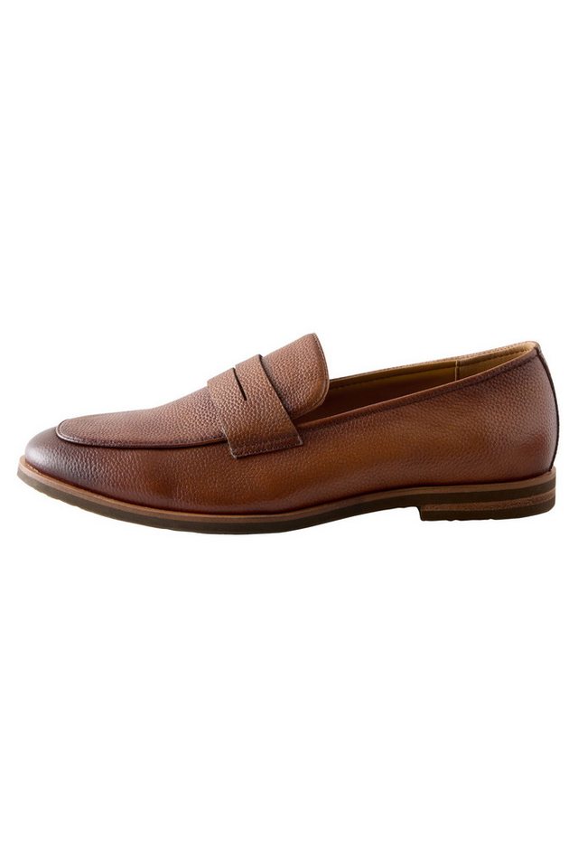 Next Penny Loafer aus Leder Loafer (1-tlg) (braun)