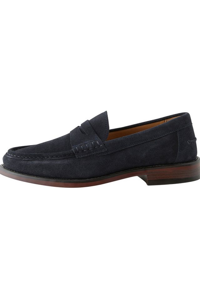 Next Penny Loafer aus Veloursleder, weite Passform Loafer (1-tlg)