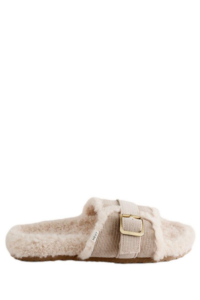 Next Plüschhausschuhe Pantoletten Hausschuh (1-tlg)