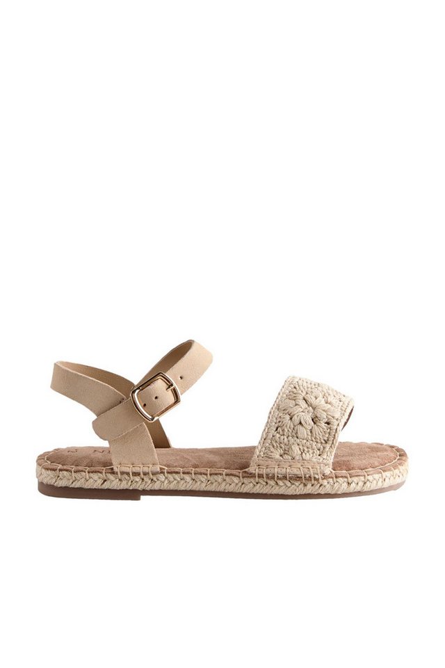 Next Sandalen mit Häkeldetail und Schnallenverschluss Sandale (1-tlg)