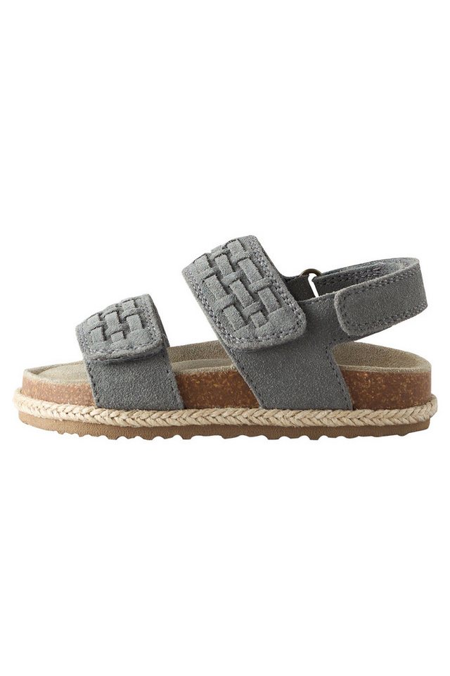 Next Sandalen mit Klettverschluss, weite Passform Sandale (1-tlg) (grau)