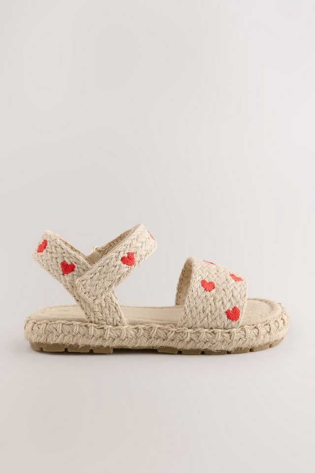 Next Sandalen mit Knöchelriemen und Klettverschluss Sandale (1-tlg) (Neutral Heart)
