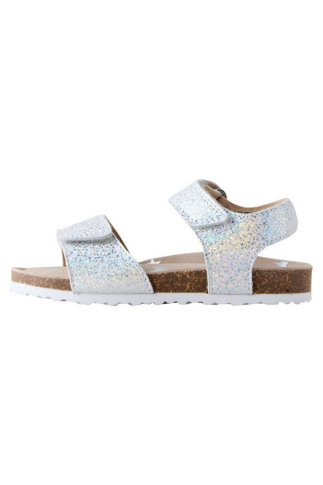 Next Sandalen mit Korksohle und Klettverschluss Sandale (1-tlg) (silber)