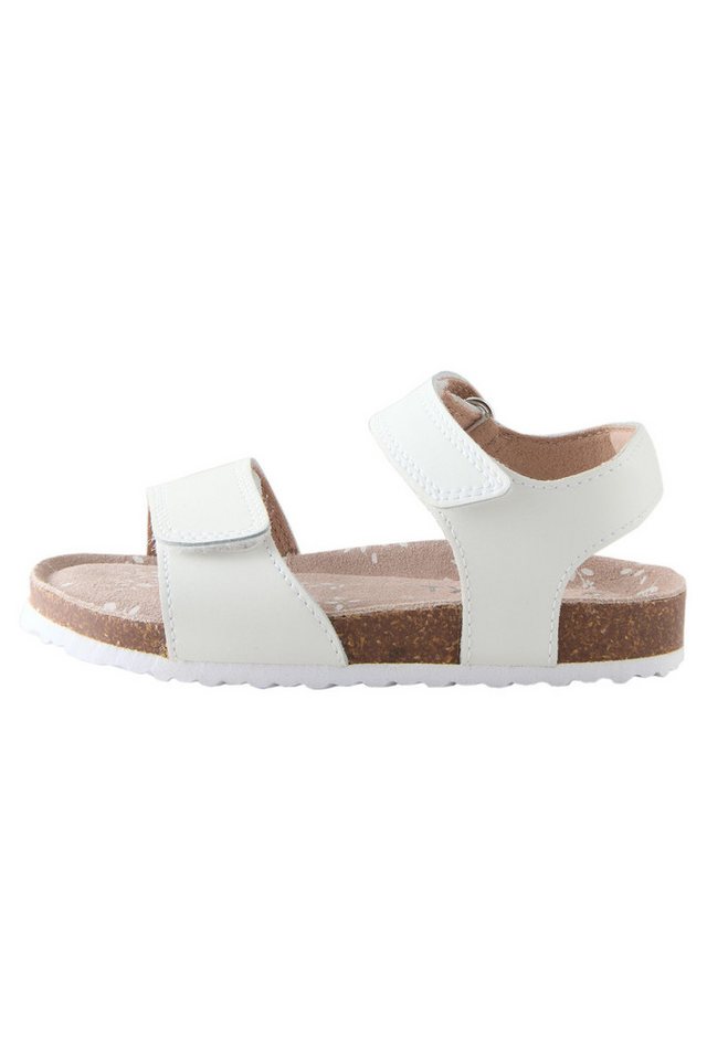 Next Sandalen mit Korksohle und Klettverschluss Sandale (1-tlg) (weiß)