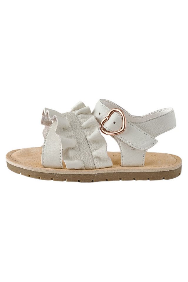 Next Sandalen mit Raffung und Schnallenverschluss Sandale (1-tlg) (beige)
