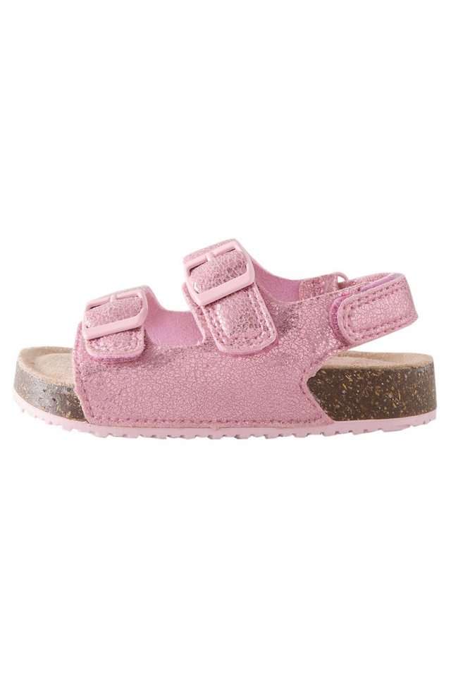 Next Sandalen mit zwei Riemen, weite Passform Sandale (1-tlg) (rosa)