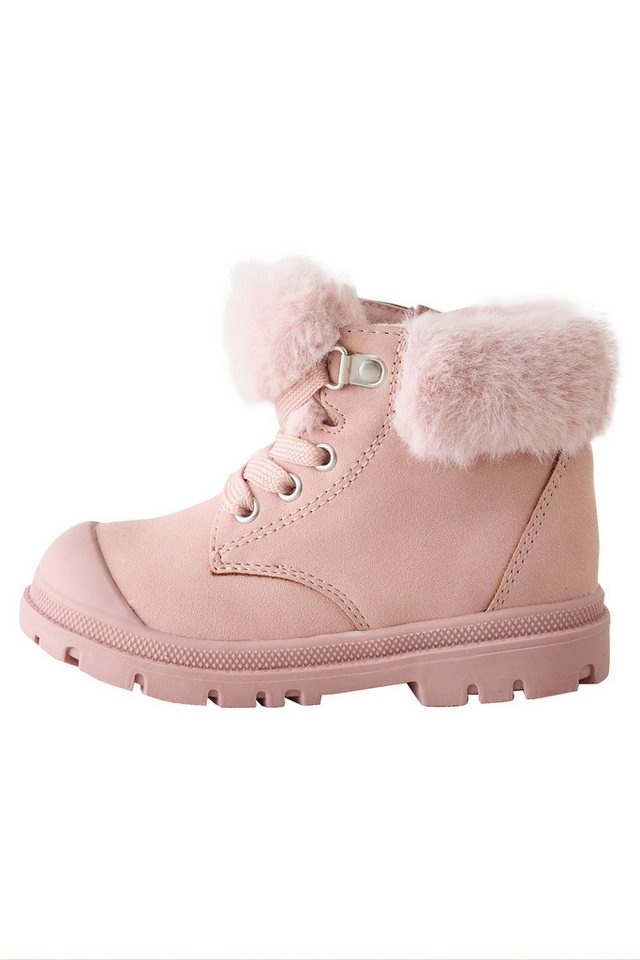Next Schnürstiefel mit Kunstfellfutter Stiefel (1-tlg)