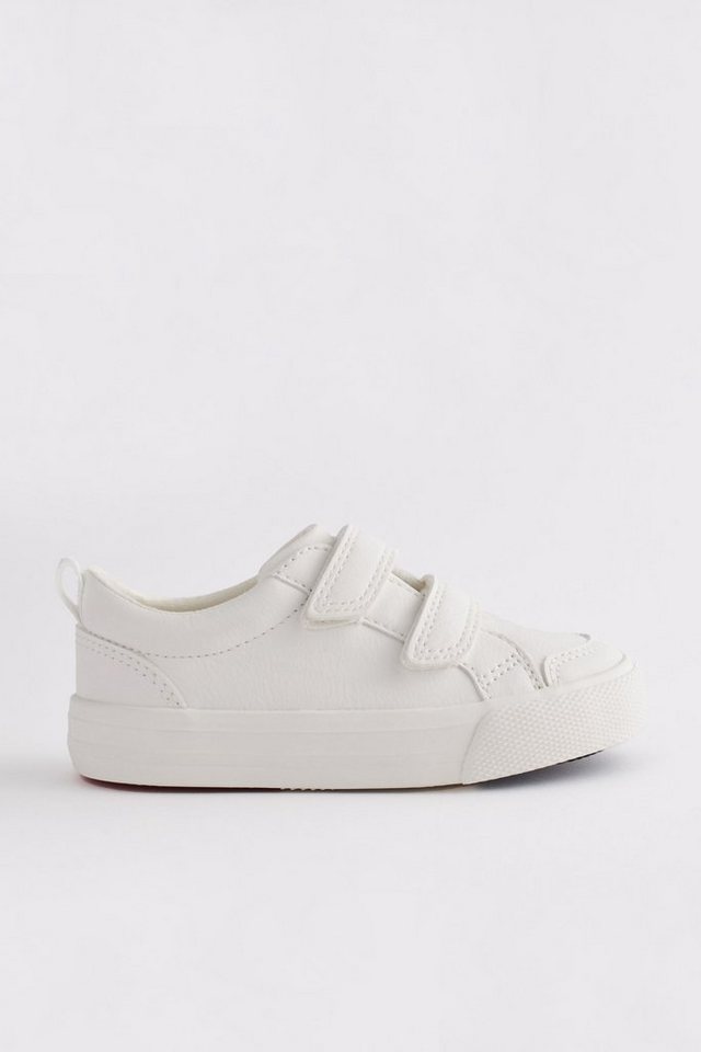 Next Schuhe mit Doppelklettverschluss, weite Passform Sneaker (1-tlg) (weiß)
