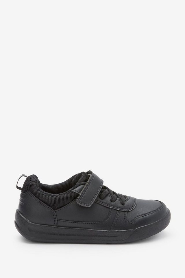 Next Schul-Turnschuhe aus Leder Sneaker (1-tlg) (schwarz)