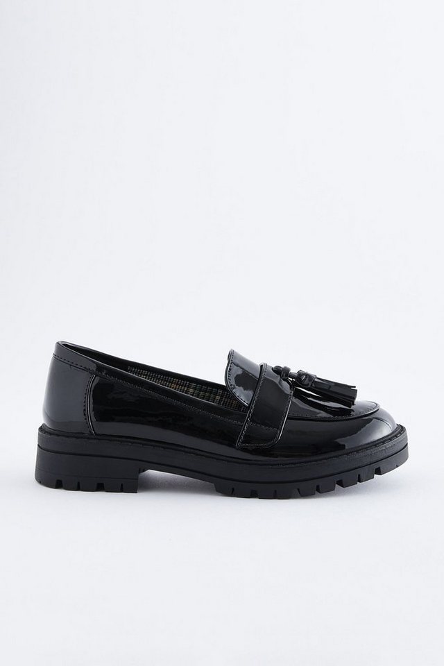 Next Schulslipper mit Quasten Loafer (1-tlg) (schwarz)