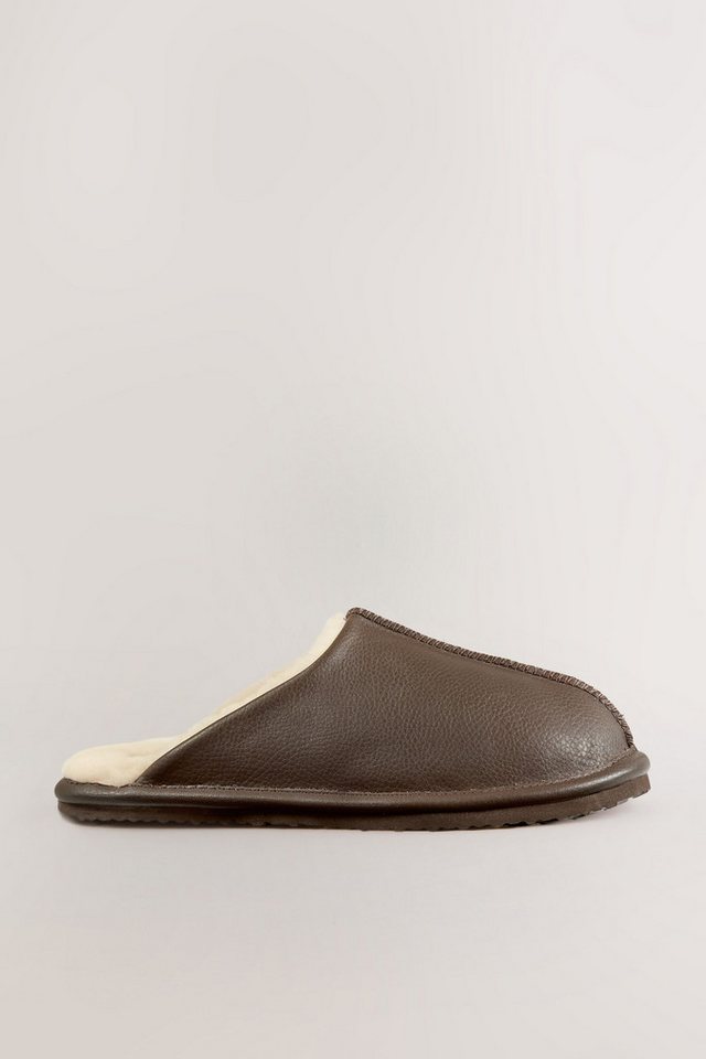 Next Signature Mule-Pantolette aus Veloursleder Hausschuh (1-tlg)