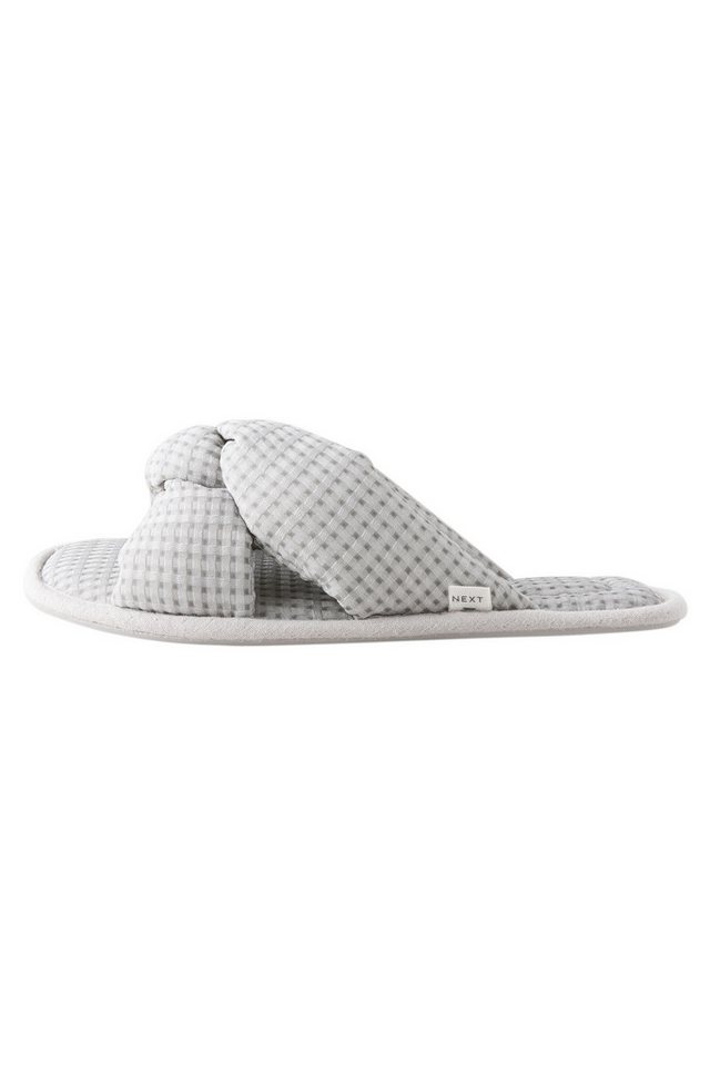 Next Slider-Hausschuhe mit gestrickter Waffelstruktur Hausschuh (1-tlg)