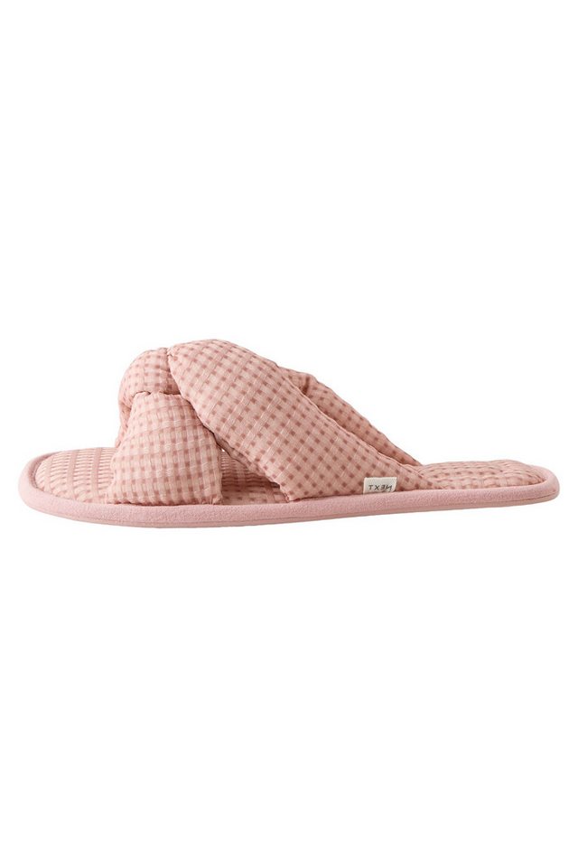Next Slider-Hausschuhe mit gestrickter Waffelstruktur Hausschuh (1-tlg)
