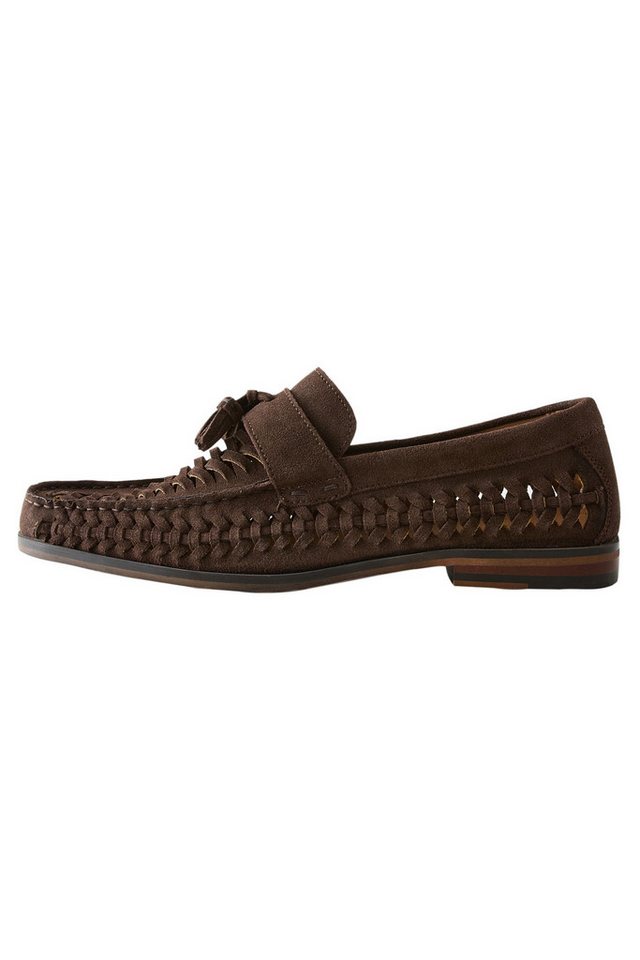 Next Slipper in Flechtoptik aus Leder Loafer (1-tlg)