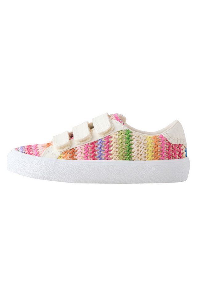 Next Sneaker mit Klettverschluss Sneaker (1-tlg) (Rainbow Raffia)