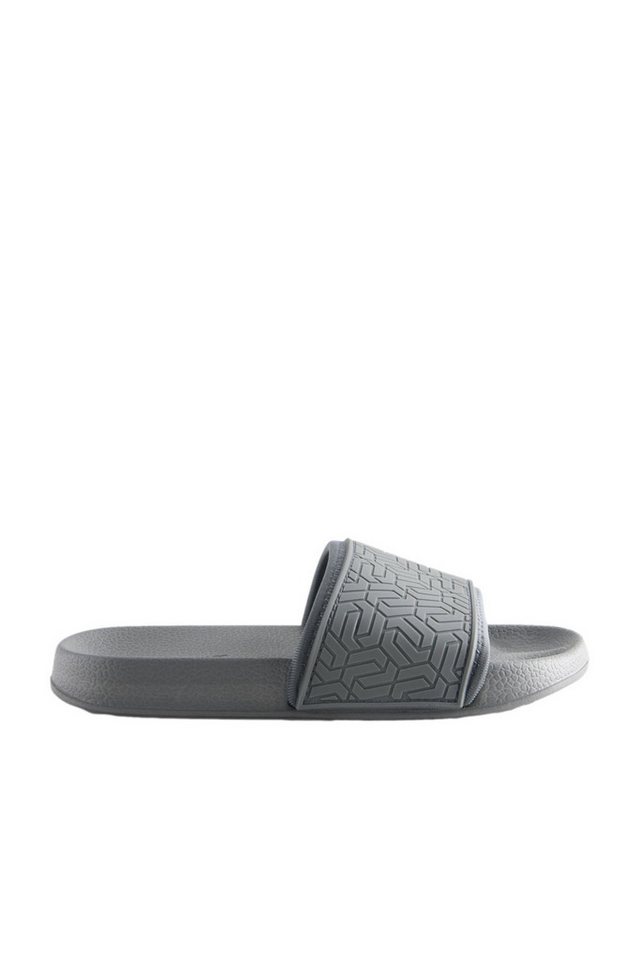 Next Strand-Sliders Badepantolette (1-tlg) (grau)