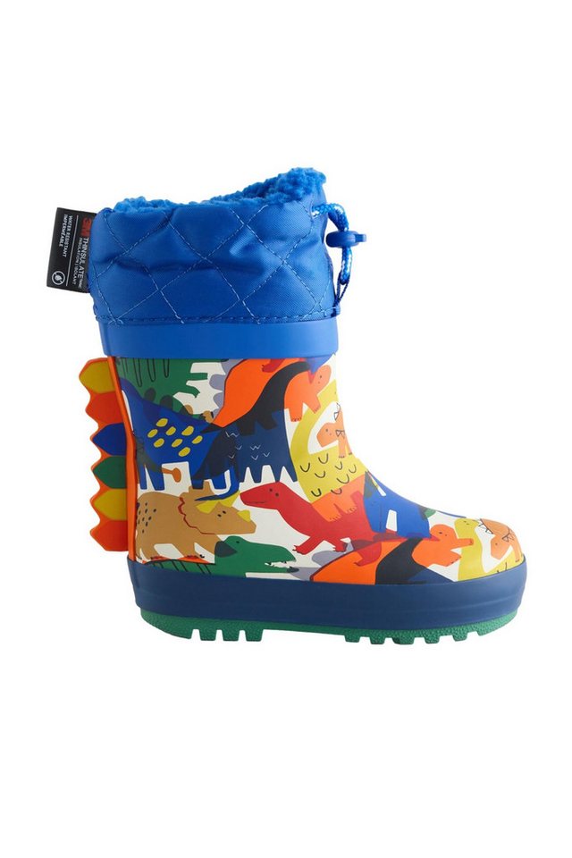 Next Thinsulate™ Gefütterte Gummistiefel mit Manschette Gummistiefel (1-tlg) (blau)