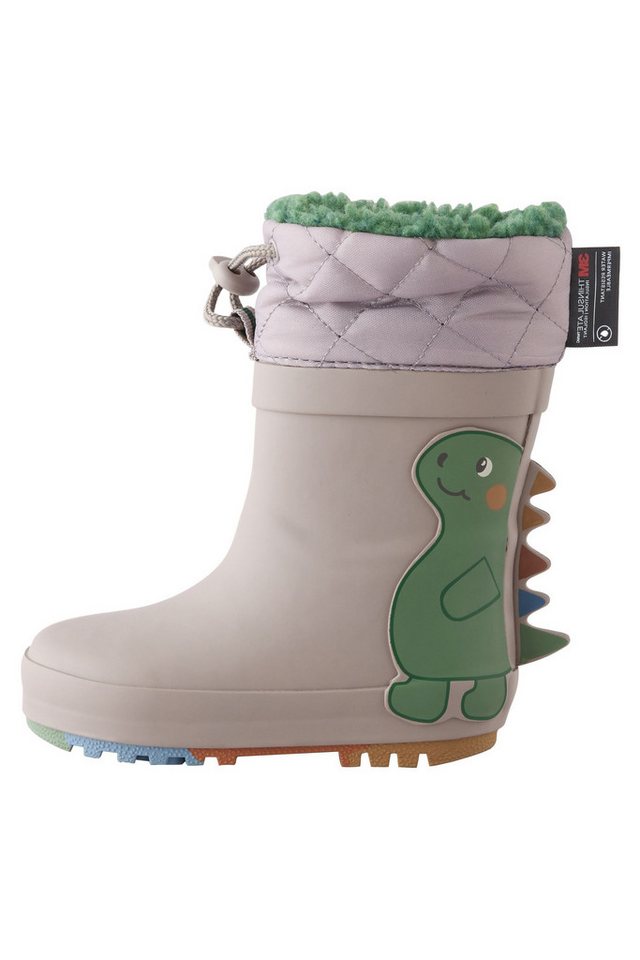 Next Thinsulate™ Gefütterte Gummistiefel mit Manschette Gummistiefel (1-tlg) (grau)