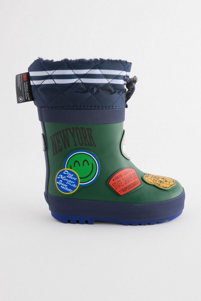 Next Thinsulate™ Gefütterte Gummistiefel mit Manschette Gummistiefel (1-tlg)