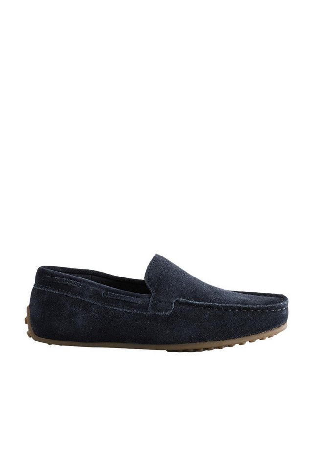 Next Veloursleder-Loafers Loafer (1-tlg) (blau)