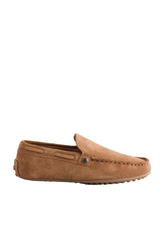 Next Veloursleder-Loafers Loafer (1-tlg) (braun)