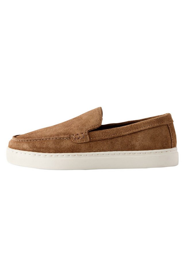 Next Veloursleder-Loafers Loafer (1-tlg) (braun)