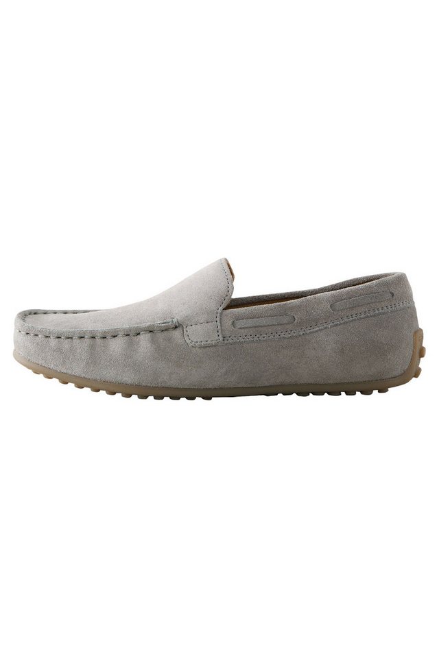 Next Veloursleder-Loafers Loafer (1-tlg) (grau)