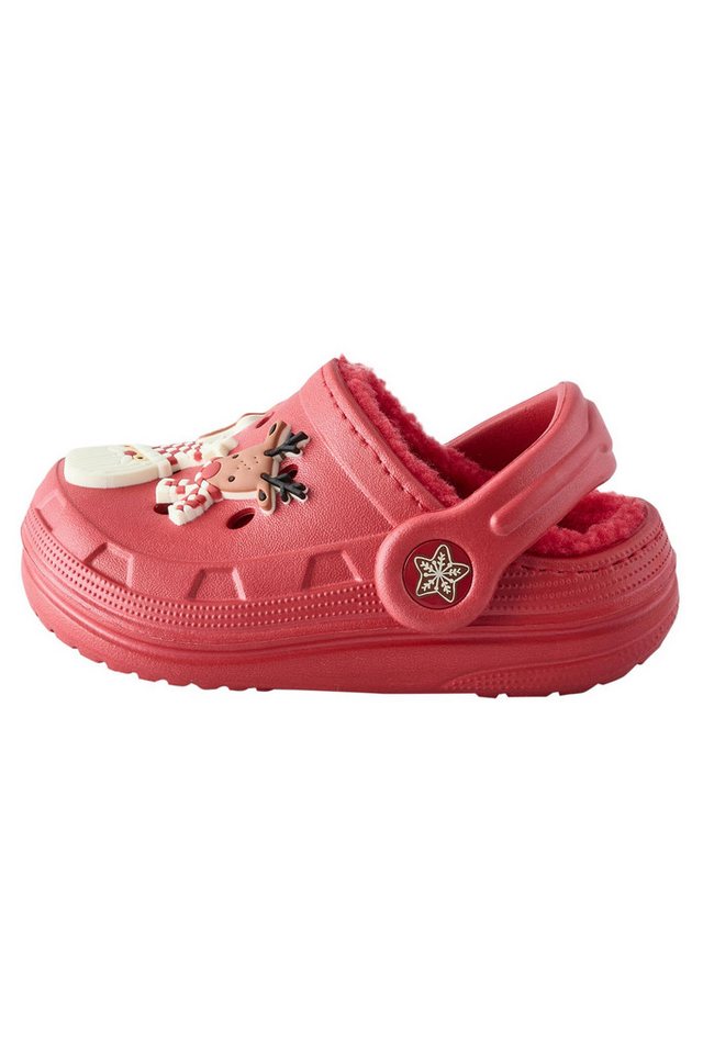 Next Warm gefütterte Hausschuhe-Clogs, Weihnachten Hausschuh (1-tlg)