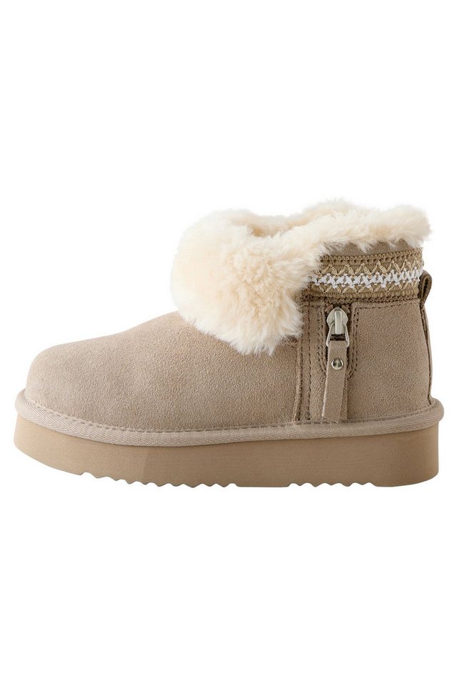 Next Wasserabweisende Schlupfstiefel aus Veloursleder Schlupfstiefel (1-tlg)
