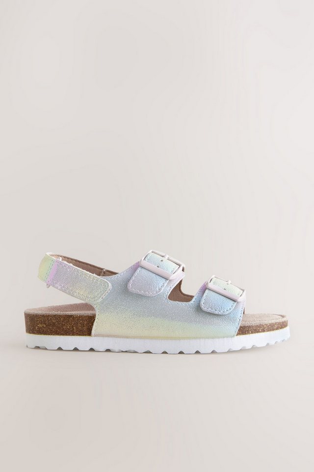 Next Wide Fit Sandale mit Korkfußbett Klettverschluss Sandale (1-tlg)
