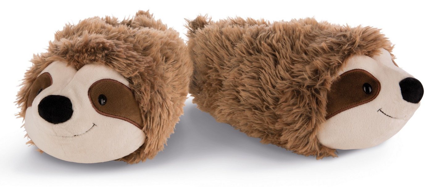 Nici CHILL BILL Faultier Plüsch Hausschuhe Hausschuh mit plüschigem Faultier