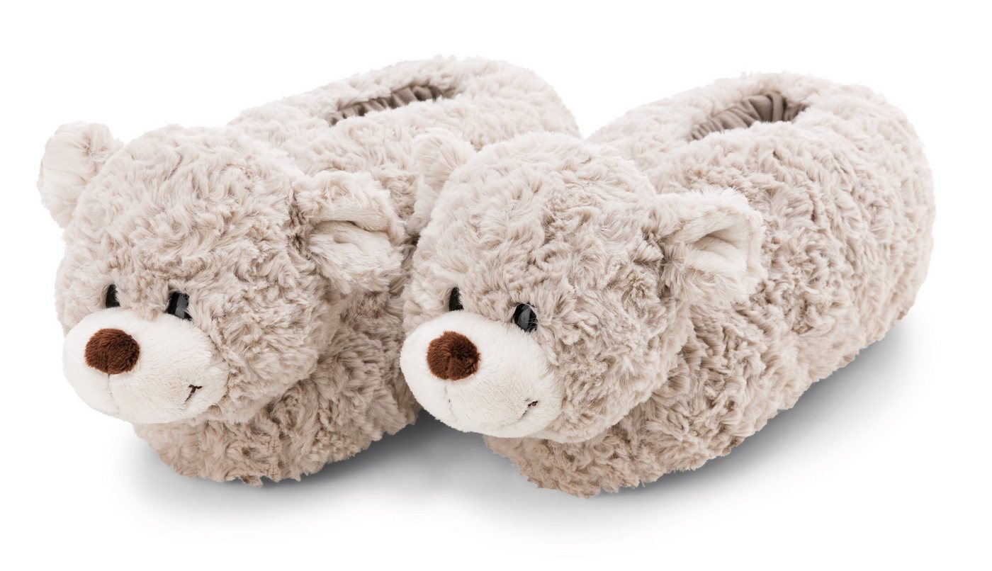 Nici Green Bär Finni Plüsch Hausschuhe Hausschuh mit Motiv