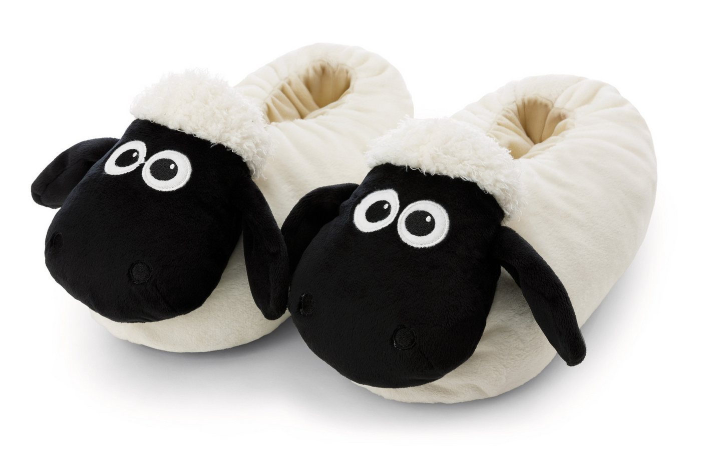 Nici Green Shaun das Schaf Plüsch Hausschuhe Schaf Hausschuh zum Schlupfen