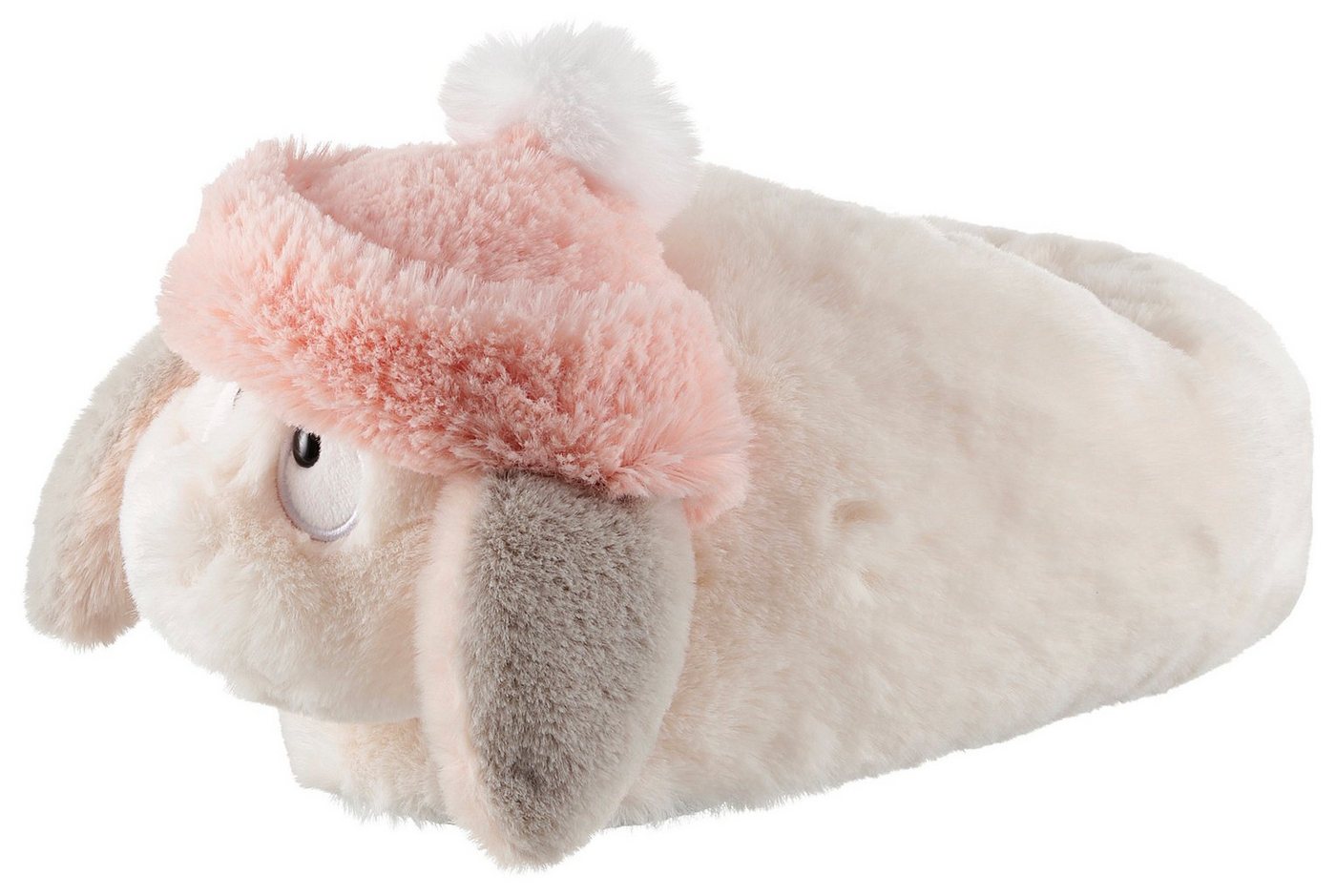 Nici HASE LISKA Plüsch Hausschuhe Hausschuh mit witziger Mütze