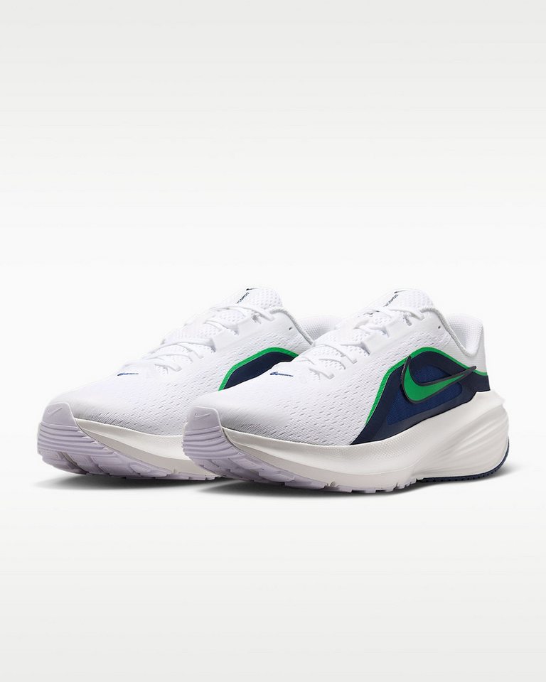 Nike Downshifter 14 Laufschuh (weiß/grün/blau)
