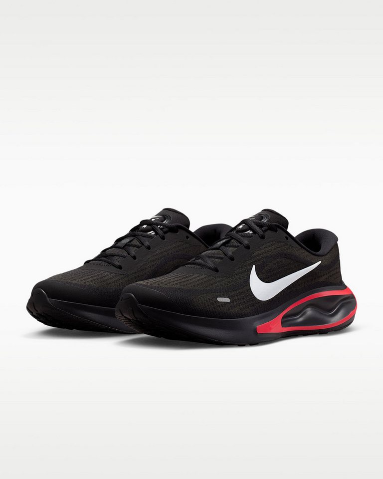 Nike Journey Run Laufschuh (schwarz/weiß/grau/rot)