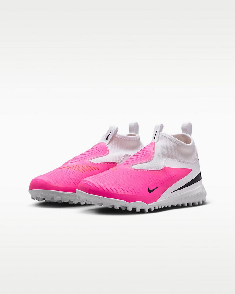 Nike JR PHANTOM 6 HIGH ACAD TF T Fußballschuh Ideal für den Einsatz auf kurzen Kunstrasenplätzen, für Jugendliche