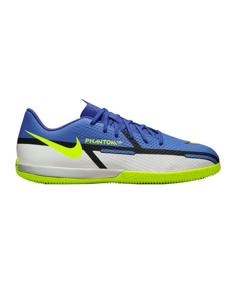 Nike Performance IN Kids Kinder Fußballschuh (blau/gelb/grau/grün)