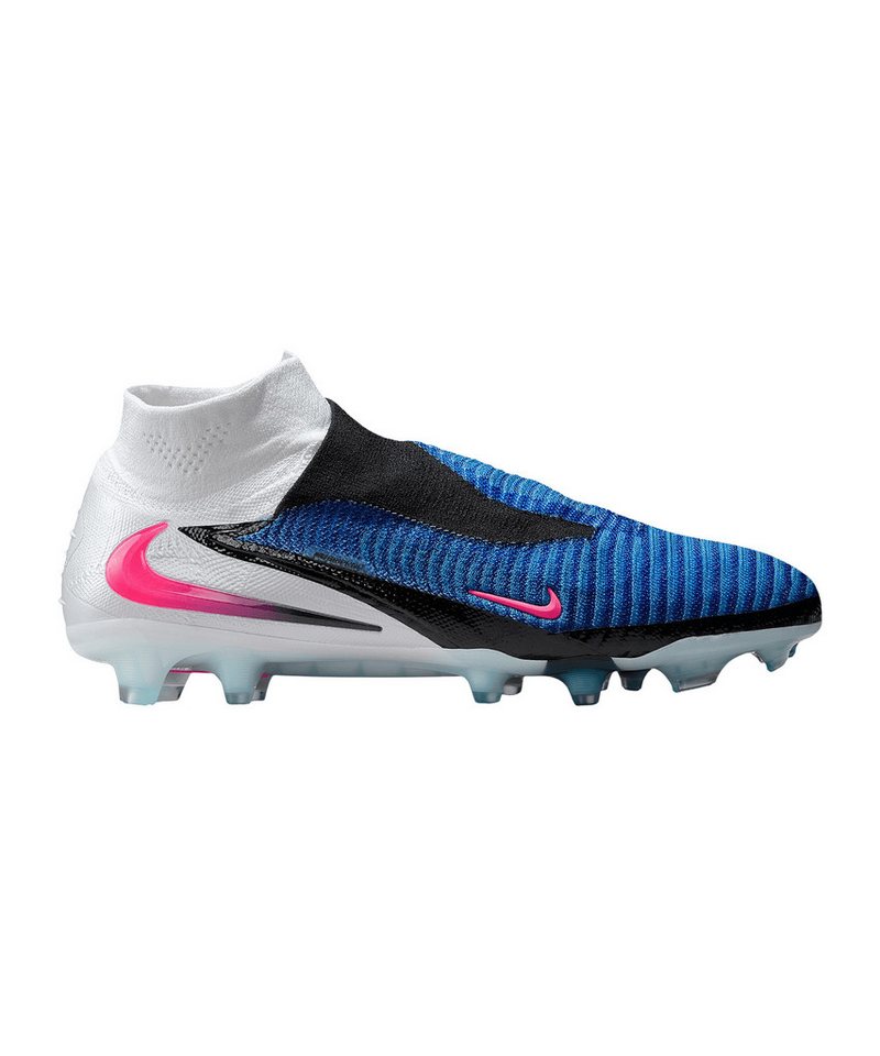 Nike Performance Phantom 6 High Elite FG Attack Fußballschuh (blau/rosa)